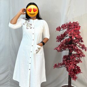 A LINE IMPORTED FABRIC KURTI-1014
