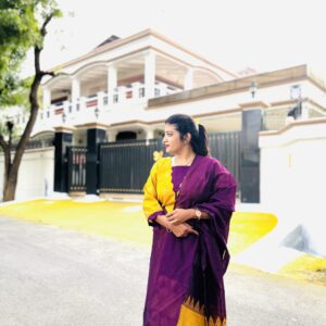 RAW SILK CHUDITHAR SET-1018