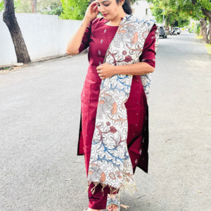 COTTON LENIN CHUDITHAR SET-1022