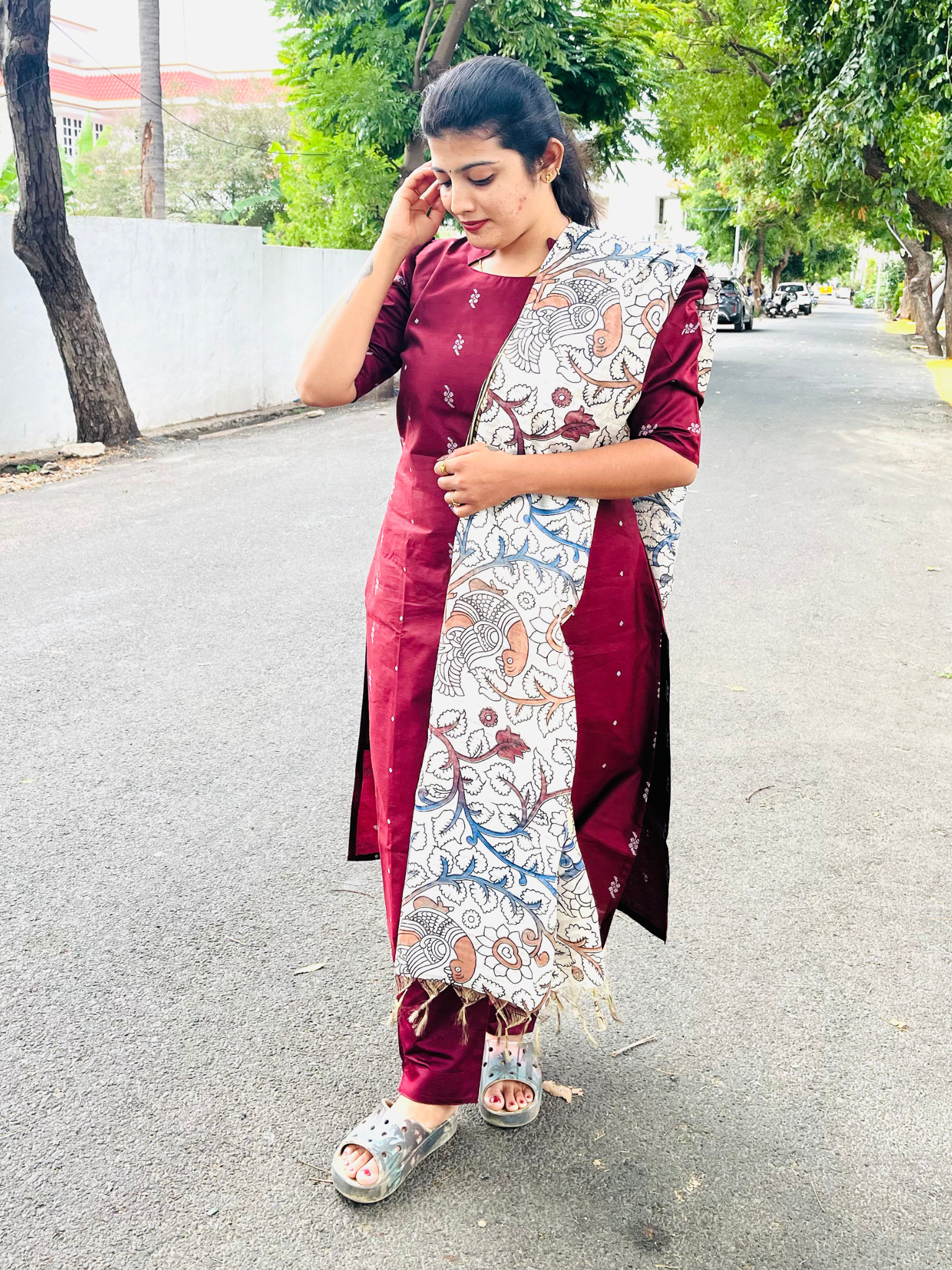 COTTON LENIN CHUDITHAR SET-1022