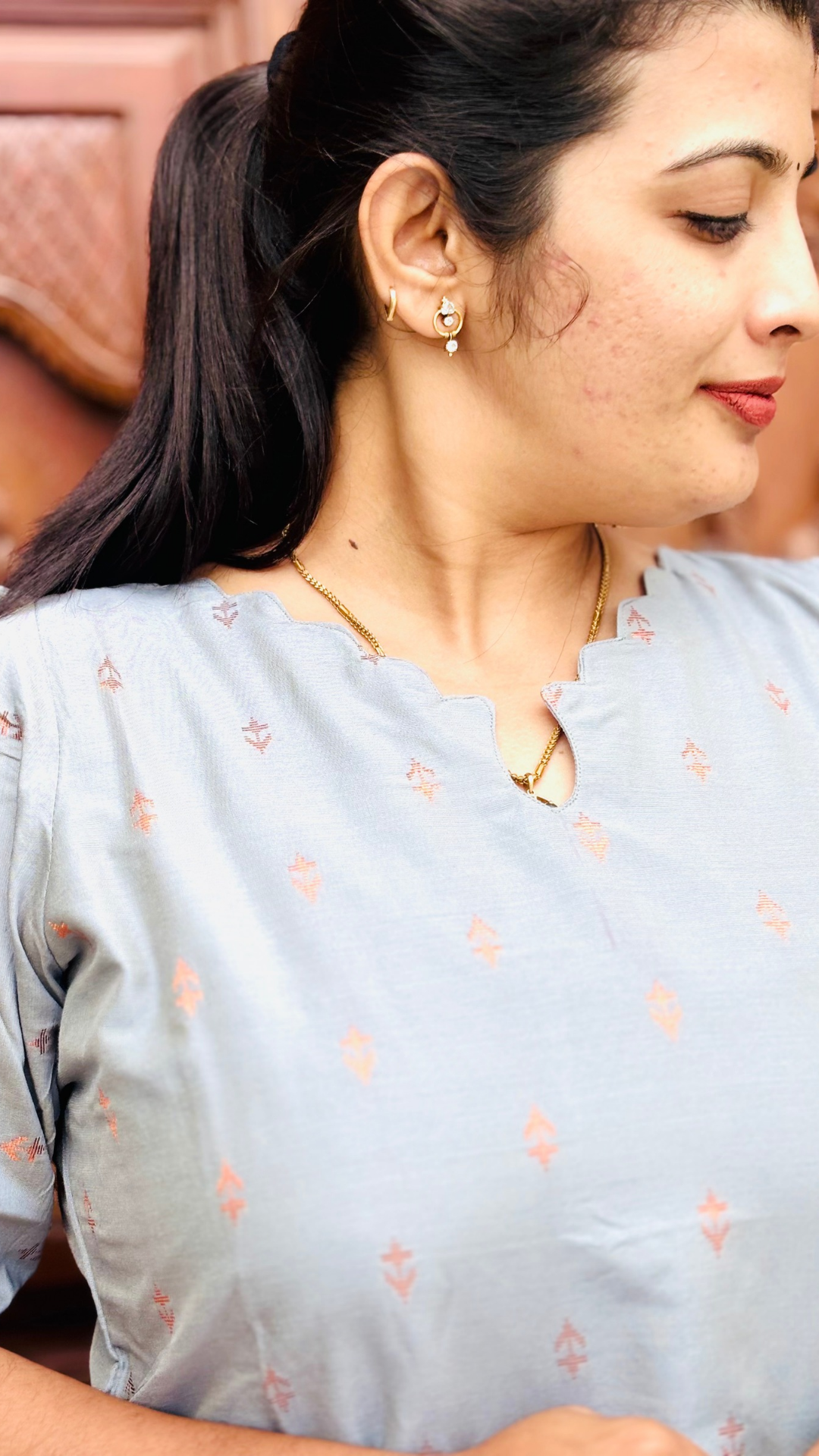 RAW SILK CHUDITHAR SET-1030 - Image 3