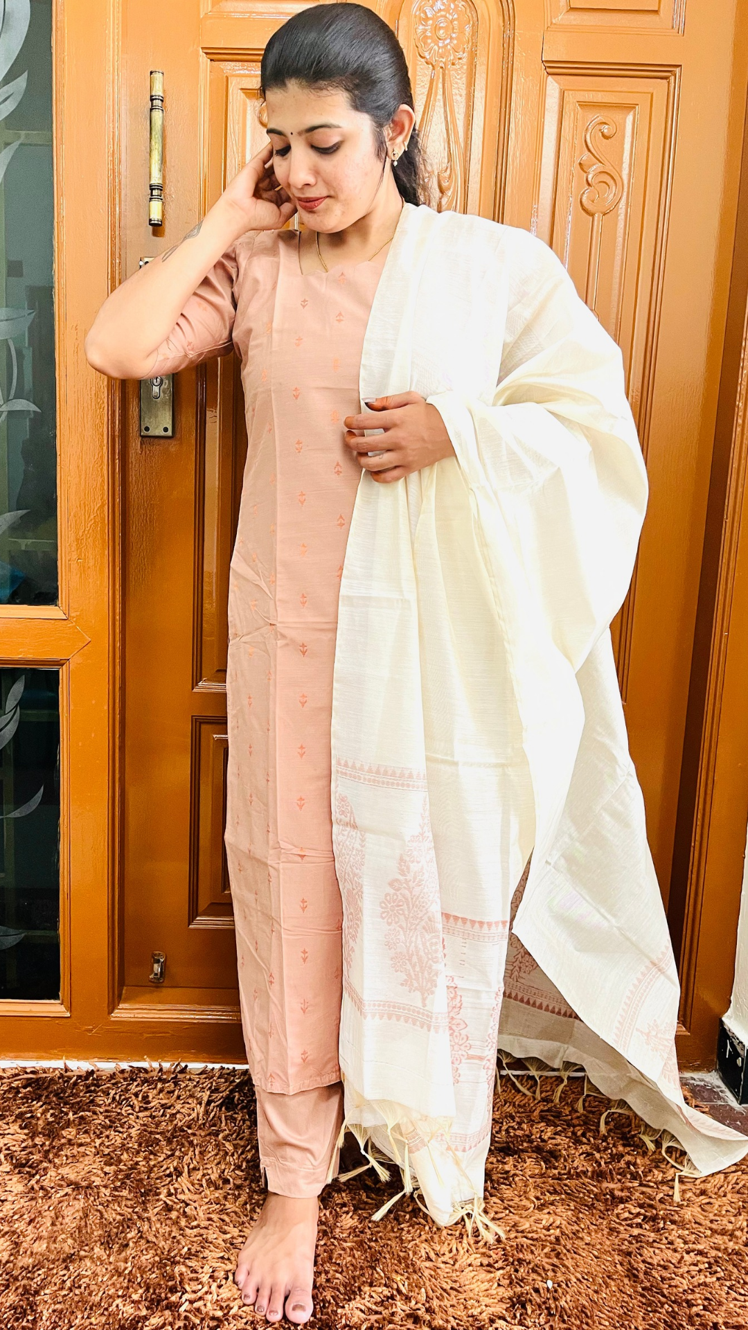 COTTON CHUDITHAR SET-1032