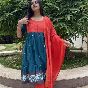 COTTON ANARKALI CHUDITHAR-1059