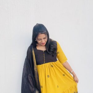 COTTON ANARKALI CHUDITHAR-1060