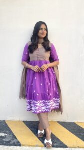 COTTON ANARKALI CHUDITHAR-1058